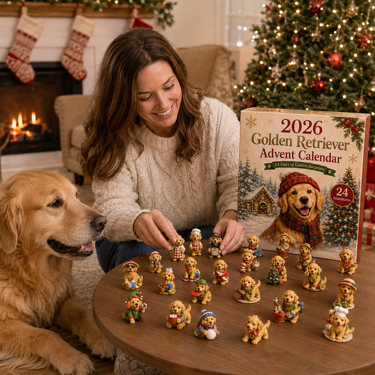 2026 Golden Retriever Advent Calendar β 24 Unique Golden Personalities