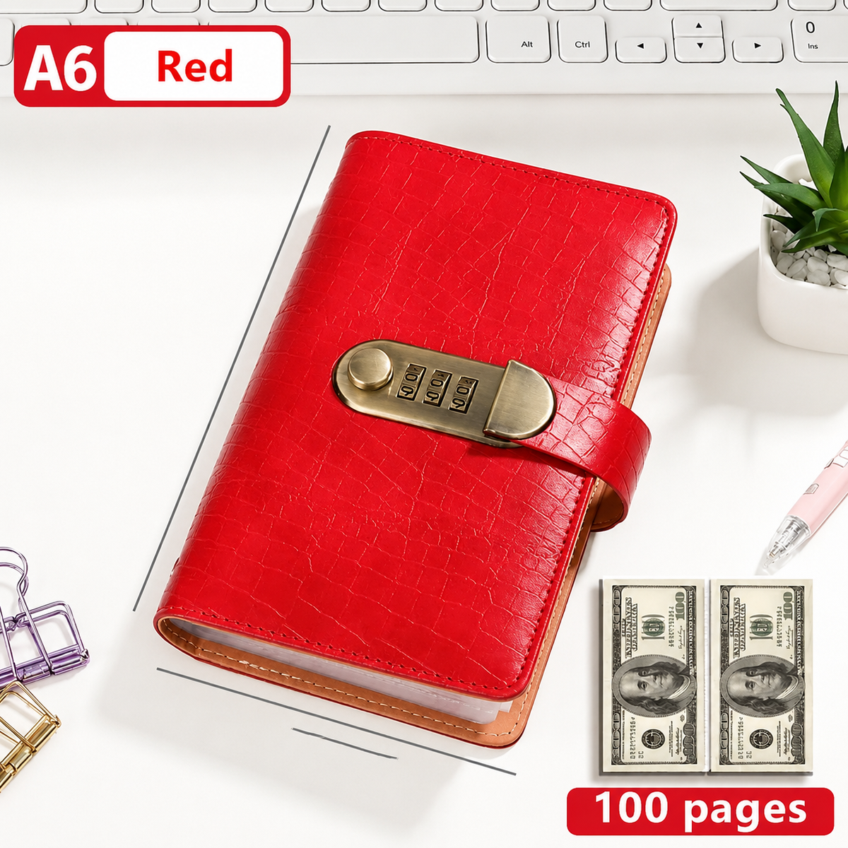 π΄100 Transparent Pocket Currency Collectors Album
