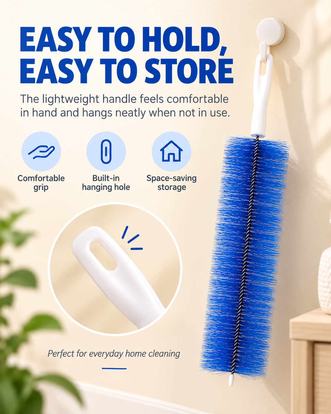 ✨ Flexible Bendable Cleaning Brush – Fan, Gap & Multi-Surface Duster