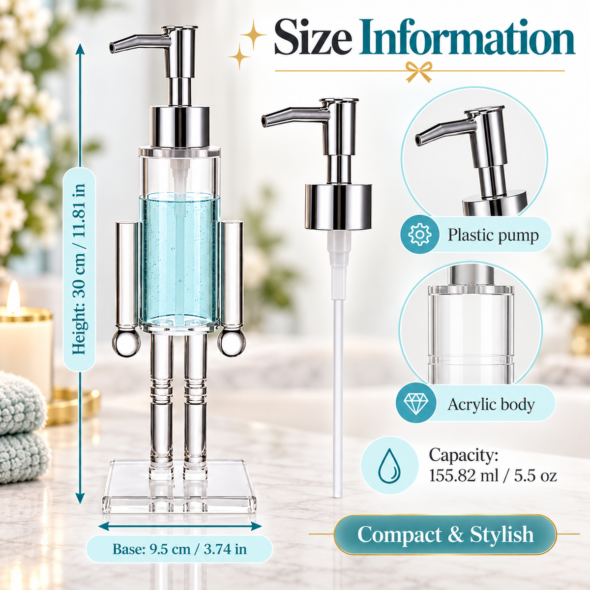 🫧 Nutcracker Soap Dispenser