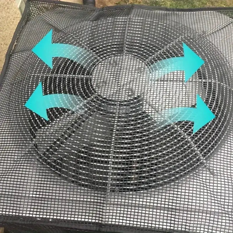 ⏳ Last day to save 49%-❄️ Heavy-Duty Mesh AC Cover – All-Season Outdoor Protection