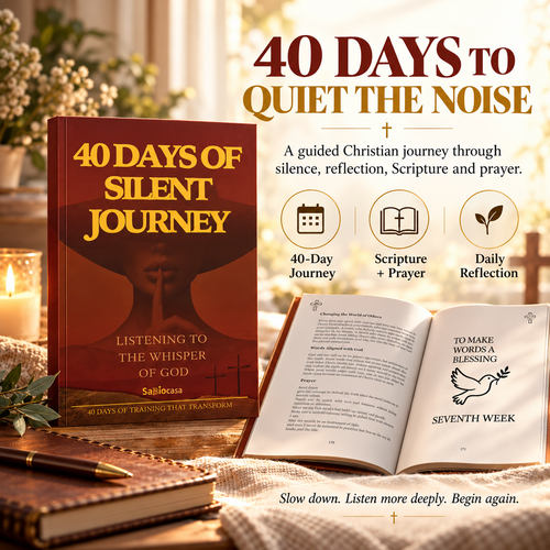 ✝️ 40-Day Christian Devotional Book – Daily Scripture, Prayer & Reflection for Spiritual Growth