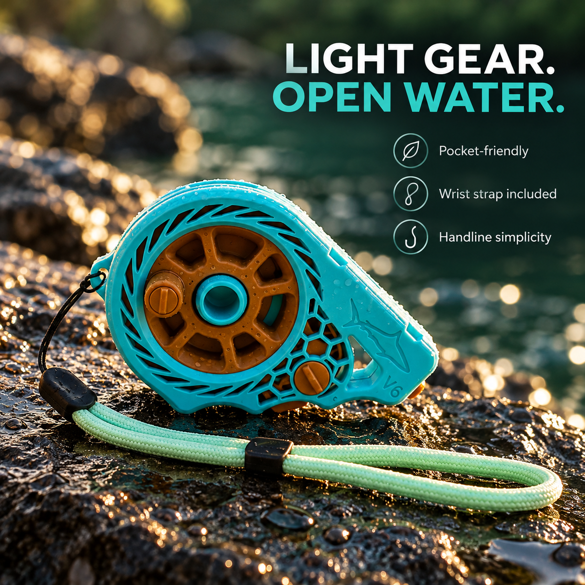 🎣 Pocket Fishing Reel — Ultralight Rodless Handline