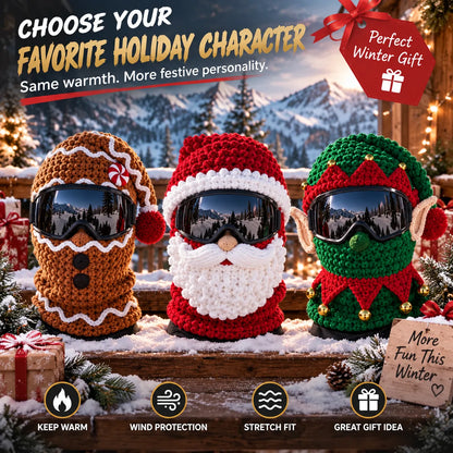🎅 The Christmas Ski Mask Everyone Notices – 3D Festive Knit Cover