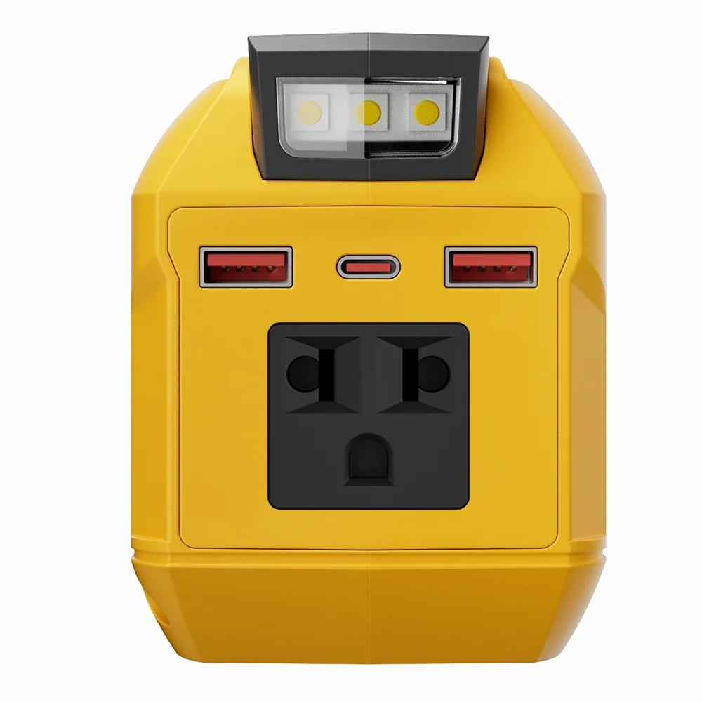 🔋🔥250W Portable Power Inverter – Turn 18V–21V Tool Batteries Into 220V AC Power