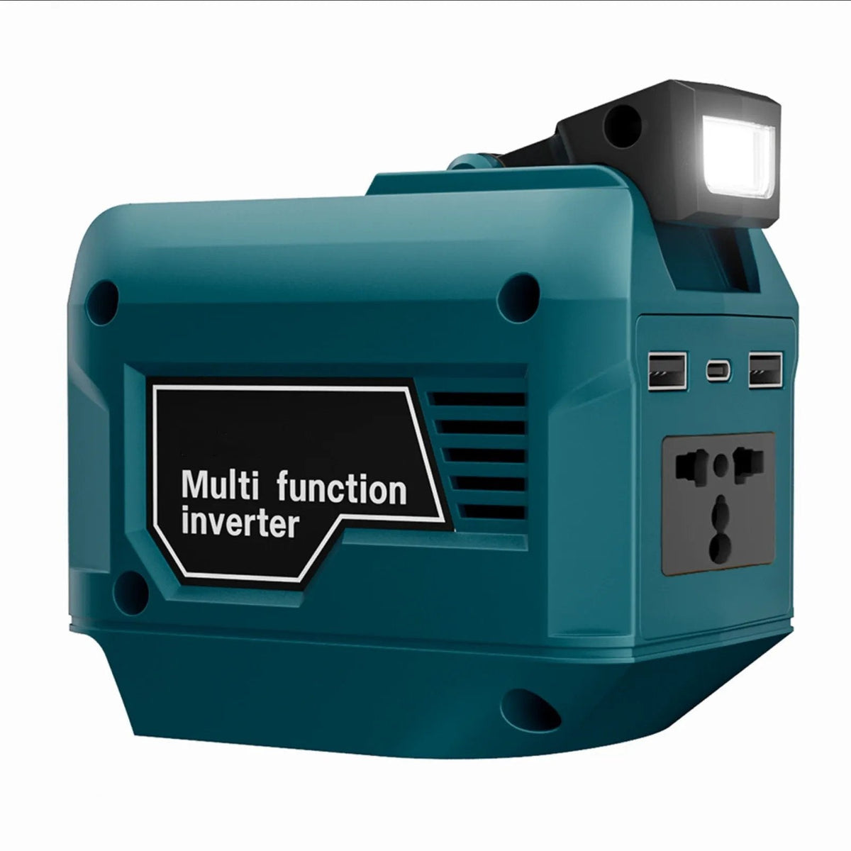 🔋🔥250W Portable Power Inverter – Turn 18V–21V Tool Batteries Into 220V AC Power