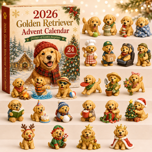 2026 Golden Retriever Advent Calendar – 24 Unique Golden Personalities