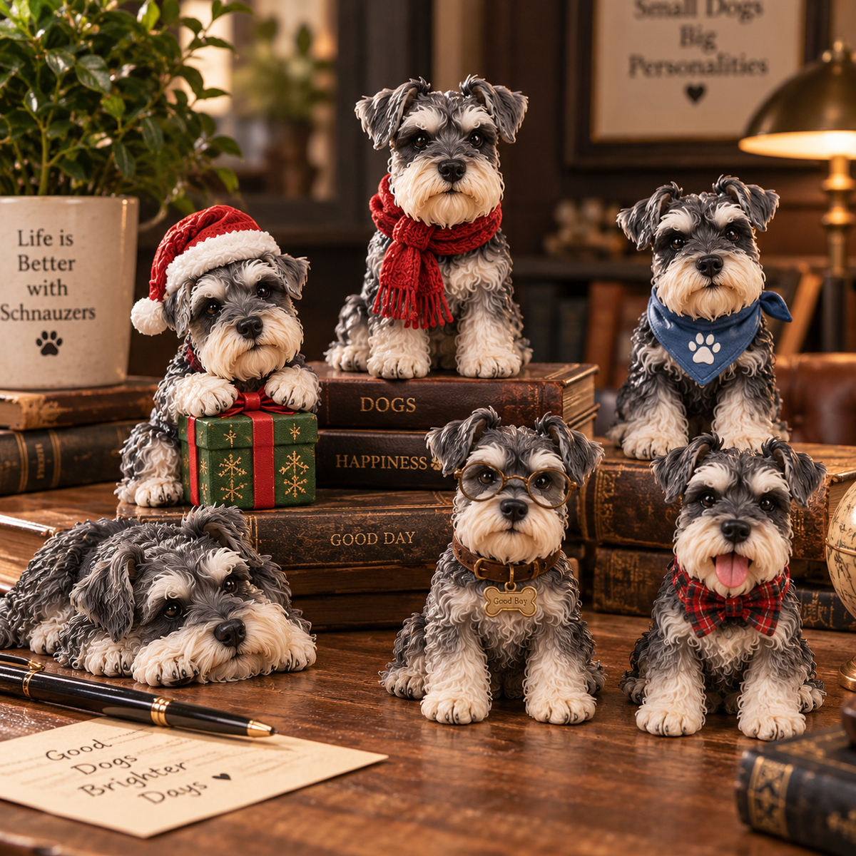 🐶24 Days of Schnauzer Love – A Little Bearded Friend Every Day