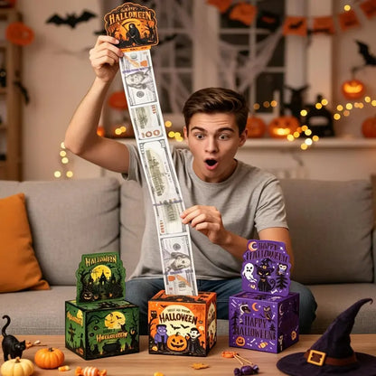 👻Trick or Treat Pull Box – Halloween Cash & Gift Surprise