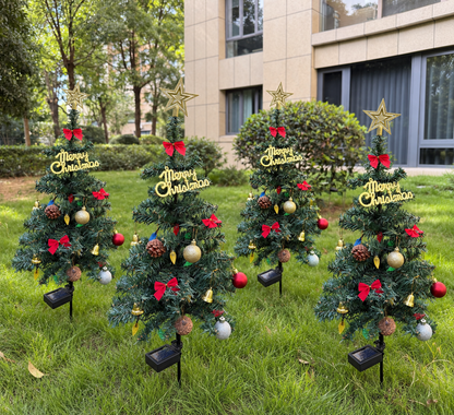🎄 Solar Christmas Tree Garden Light – Festive Outdoor Holiday Decor