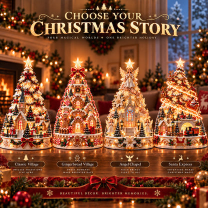⏳ Last day to save 49% –🎅 MerryRealm Christmas Village Lightscape Tree