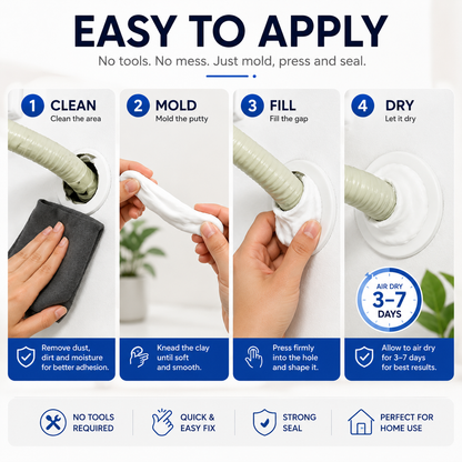 ⚡Sealant Clay – Waterproof, Anti-Insect, Wall Hole Filler, Easy to Apply