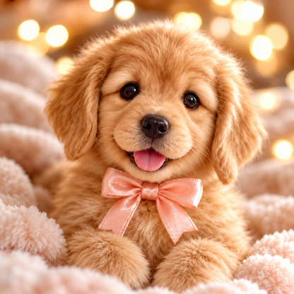 ⏰49 OFF TODAY🎁 Realistic Robotic Golden Retriever Puppy – The Adorable Christmas Surprise 🐶✨