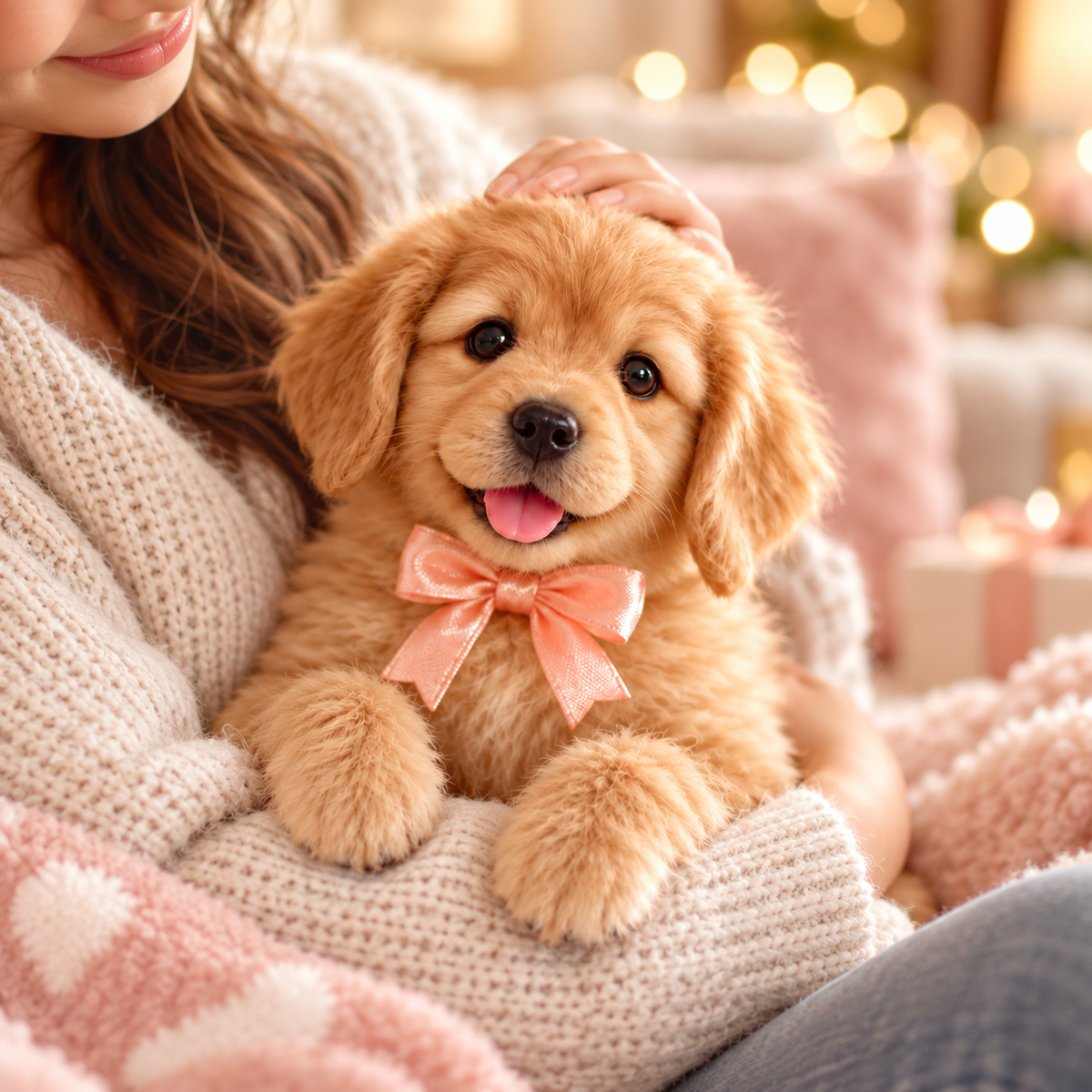 ⏰49 OFF TODAY🎁 Realistic Robotic Golden Retriever Puppy – The Adorable Christmas Surprise 🐶✨