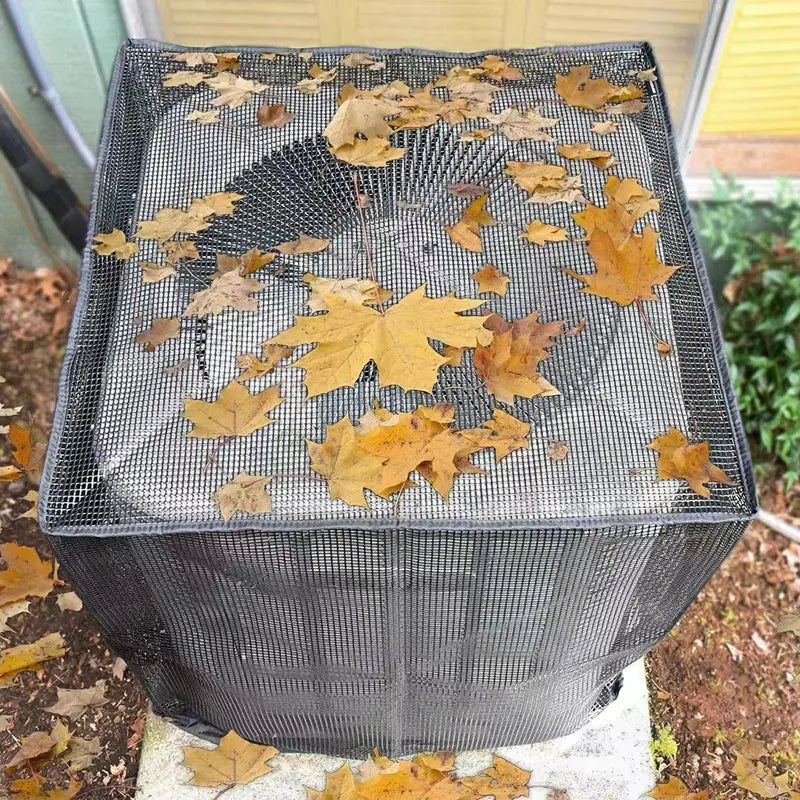 ⏳ Last day to save 49%-❄️ Heavy-Duty Mesh AC Cover – All-Season Outdoor Protection