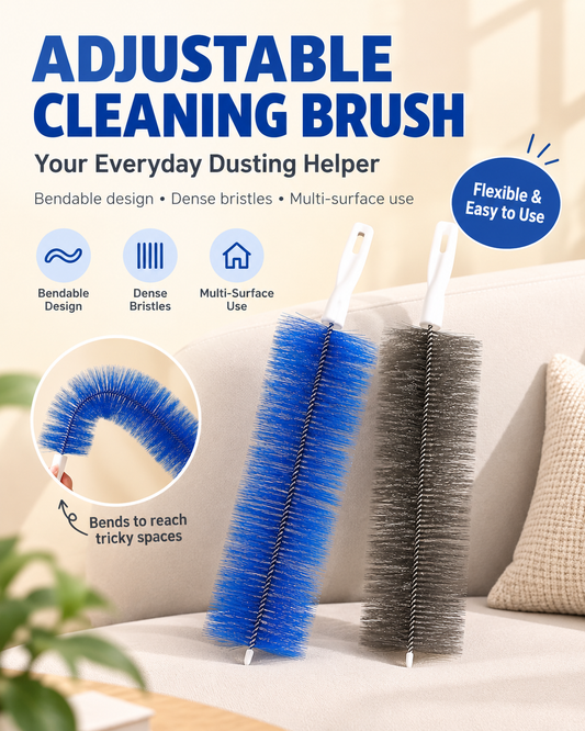 ✨ Flexible Bendable Cleaning Brush – Fan, Gap & Multi-Surface Duster