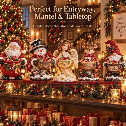 🎅Christmas Sale – 49% OFF ✨ Lighted Christmas Candy Bowl Collection – 5 Festive Holiday Designs