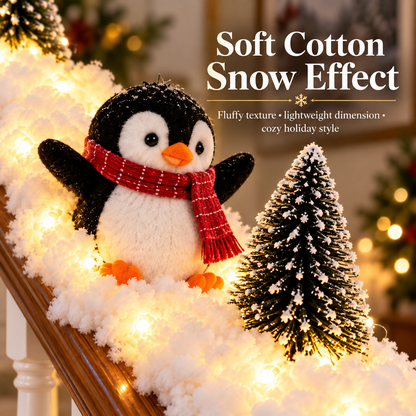 ❄️ Lighted Christmas Penguin Decoration | Cute Snowy Stair Railing Décor | Festive Holiday Home Accent 🐧