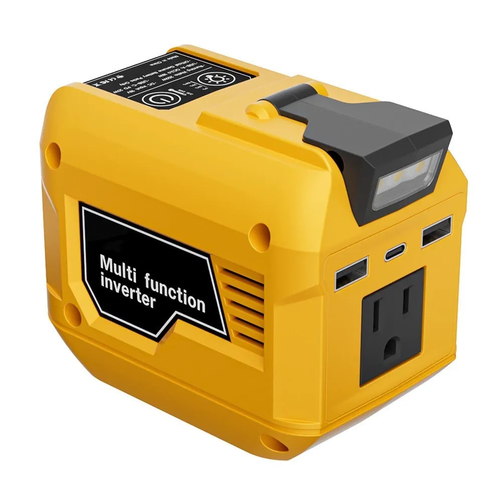 🔋🔥250W Portable Power Inverter – Turn 18V–21V Tool Batteries Into 220V AC Power