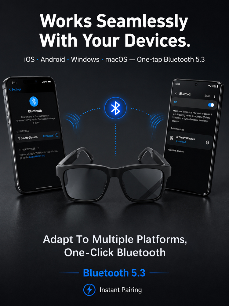 ⏳Last Day 49% OFF🌍 AI Smart Glasses: 100% Offline Translation, Zoom & Explore Smarter 🚀