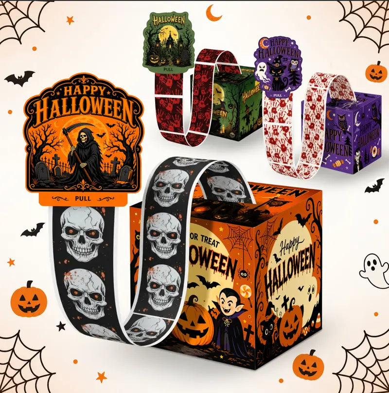 👻Trick or Treat Pull Box – Halloween Cash & Gift Surprise