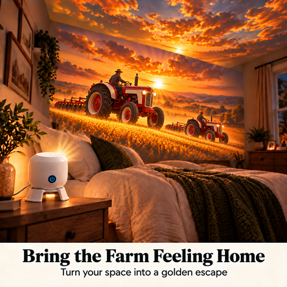 🚜 Tractor Adventure Room Projector | Farm Scenes for Walls & Ceilings