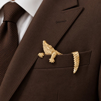 ✨ Luxury Sculpted Animal Brooch – Premium Statement Piece for Men & Women’s Suits & Blazers