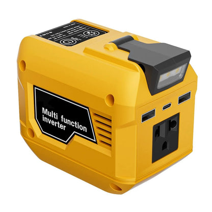 🔋🔥250W Portable Power Inverter – Turn 18V–21V Tool Batteries Into 220V AC Power