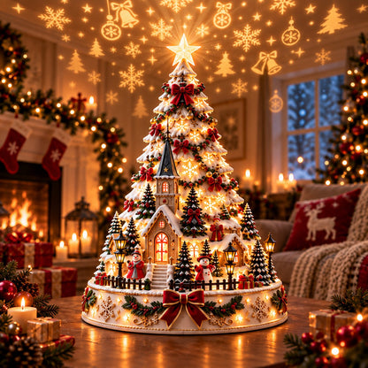 ⏳ Last day to save 49% –🎅 MerryRealm Christmas Village Lightscape Tree