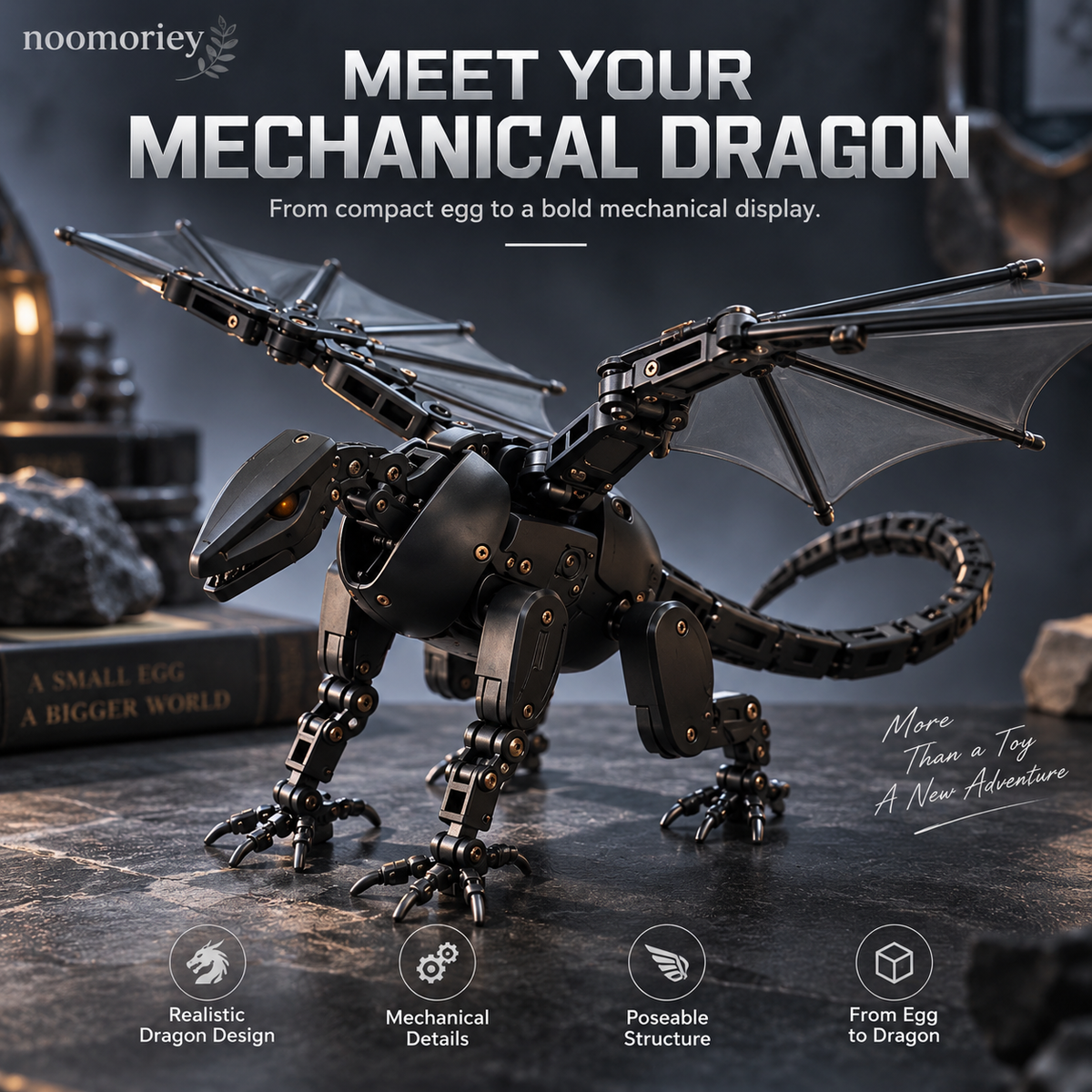 🥚🐉 DragonMorph – From Mysterious Egg to Mighty Mechanical Dragon! ⚡