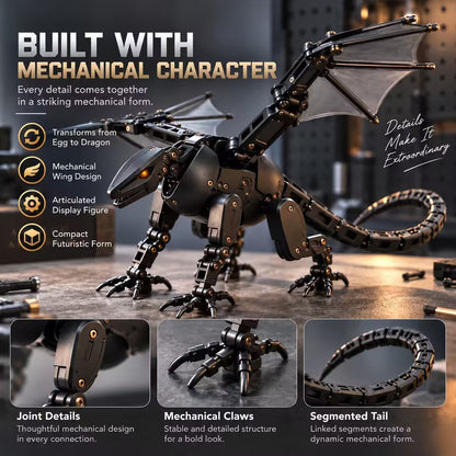 ⏳Last Day 50% OFF|🐉DragonMorph – Egg to Dragon Transforming Mechanical Toy🥚