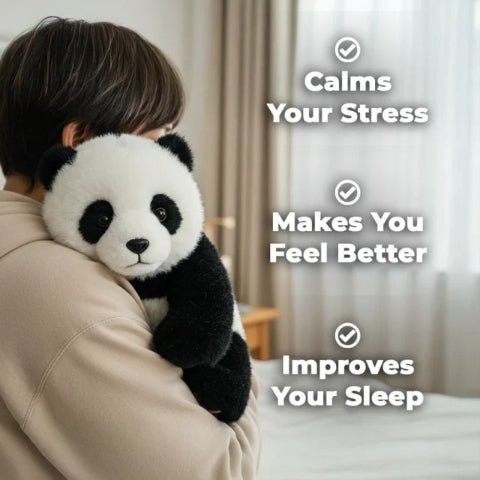🎁 Realistic Moving Panda Plush – Cute Cuddle Companion