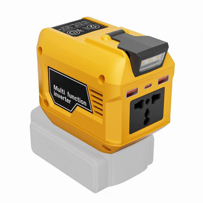 🔋🔥250W Portable Power Inverter – Turn 18V–21V Tool Batteries Into 220V AC Power