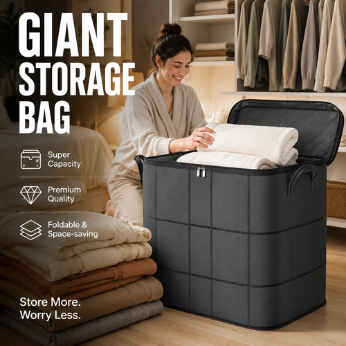 🔥 50% OFF! Giant Foldable Storage Bag – Store More, Worry Less! 📦