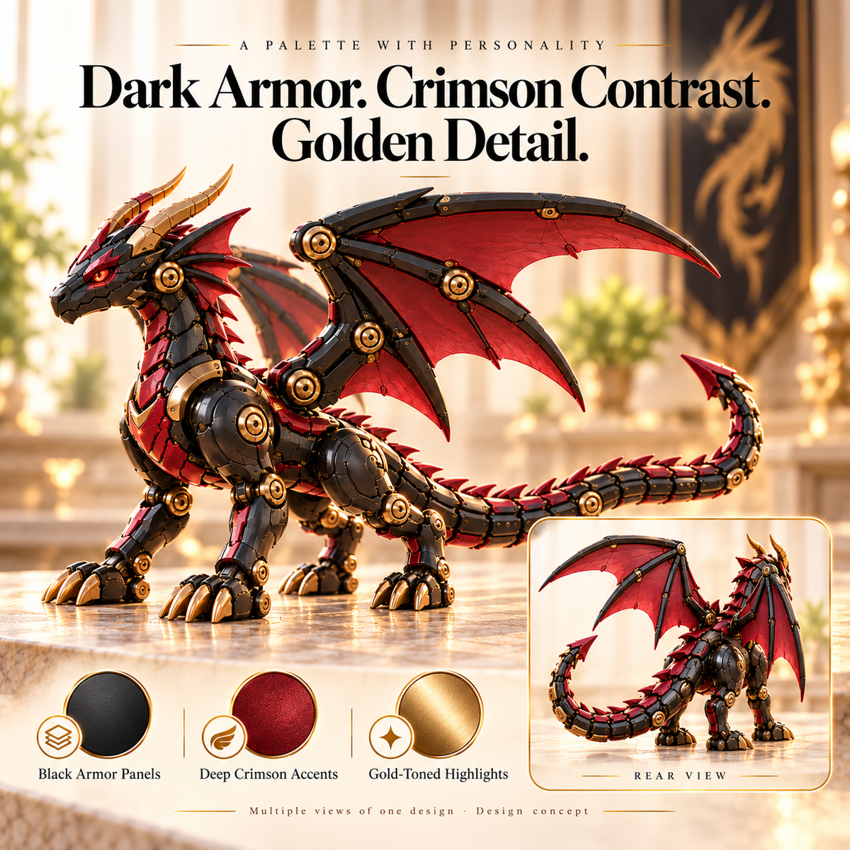 🔥 49% OFF 🐉 Mechanical Dragon Egg – Transform Into a Fierce Winged Dragon! ✨