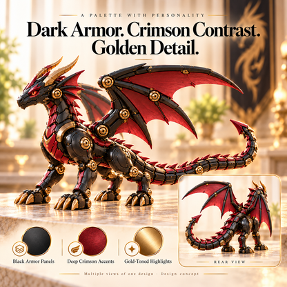 🔥 49% OFF 🐉 Mechanical Dragon Egg – Transform Into a Fierce Winged Dragon! ✨