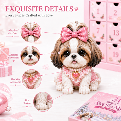 ⏰Limited Stock 50% OFF - 🎀24 Days of Shih Tzu Style Advent Calendar – 24 Unique Shih Tzu Collectibles 🐾