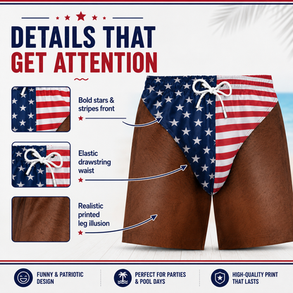 ⚡Men’s Funny Gag Gift Beach Shorts