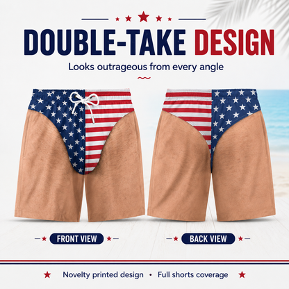 ⚡Men’s Funny Gag Gift Beach Shorts