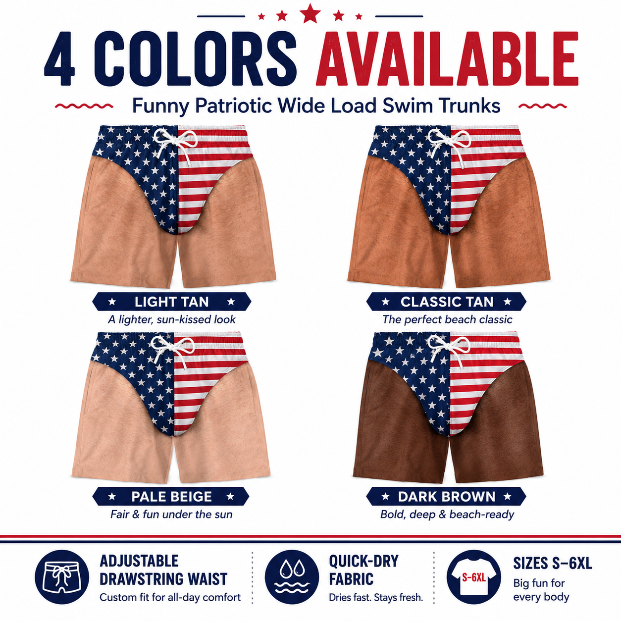 ⚡Men’s Funny Gag Gift Beach Shorts