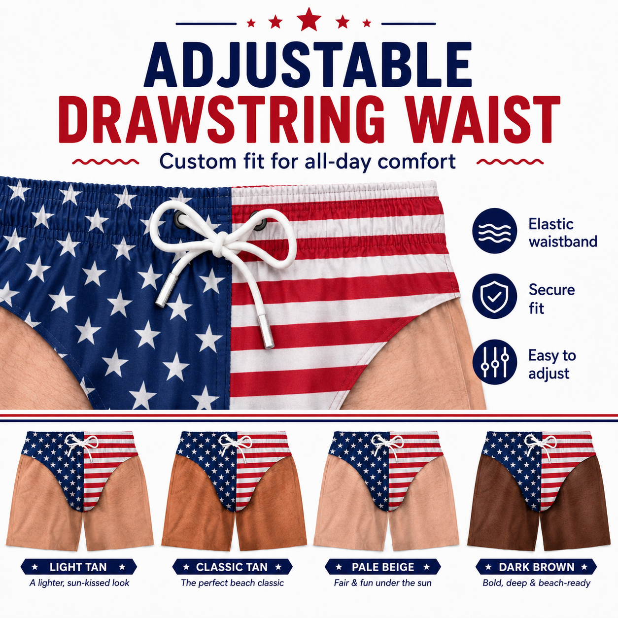 ⚡Men’s Funny Gag Gift Beach Shorts