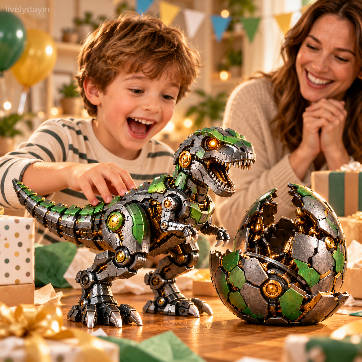 🦖🔥 Transforming T-Rex Robot Egg – Hatch Your Own Mechanical Dinosaur! 🤖✨