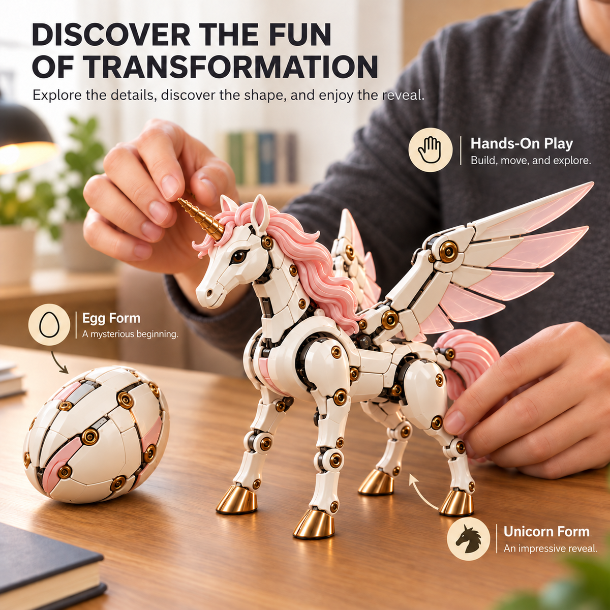 🦄🔥 Magic Unicorn Egg – From Mysterious Egg to Majestic Winged Unicorn! 🥚✨💖
