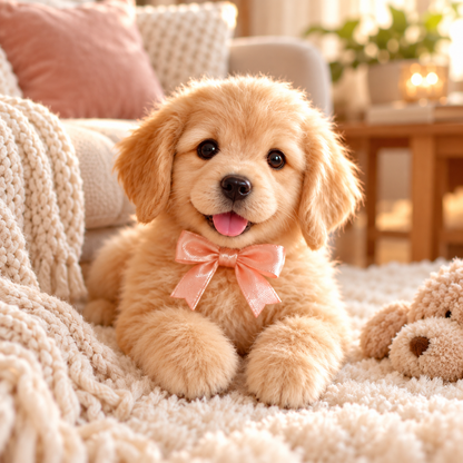 ⏰49 OFF TODAY🎁 Realistic Robotic Golden Retriever Puppy – The Adorable Christmas Surprise 🐶✨