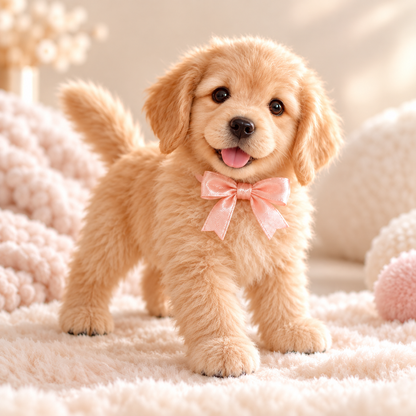 ⏰49 OFF TODAY🎁 Realistic Robotic Golden Retriever Puppy – The Adorable Christmas Surprise 🐶✨