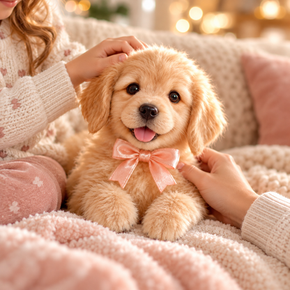 ⏰49 OFF TODAY🎁 Realistic Robotic Golden Retriever Puppy – The Adorable Christmas Surprise 🐶✨