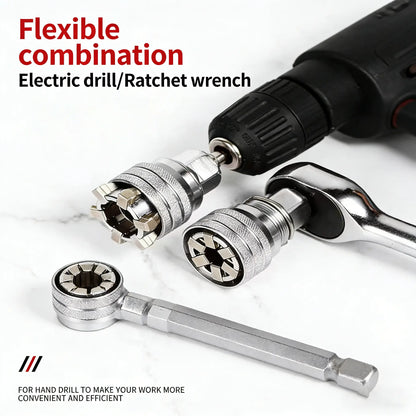 🔧 Multi-Use Socket Wrench, Durable Repair Tool for Home & Auto Maintenancedeal Father's Day Gift
