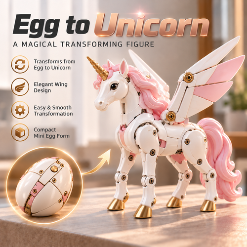 🦄🔥 Magic Unicorn Egg – From Mysterious Egg to Majestic Winged Unicorn! 🥚✨💖