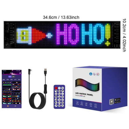 🔥 Custom LED Car Display – Text, Colors & Dynamic Animations