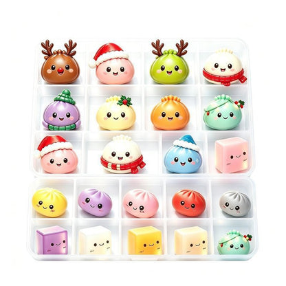 🎄 24-Day DIY Christmas Countdown Calendar – Stuffed Animal Surprise Blind Box 🎁